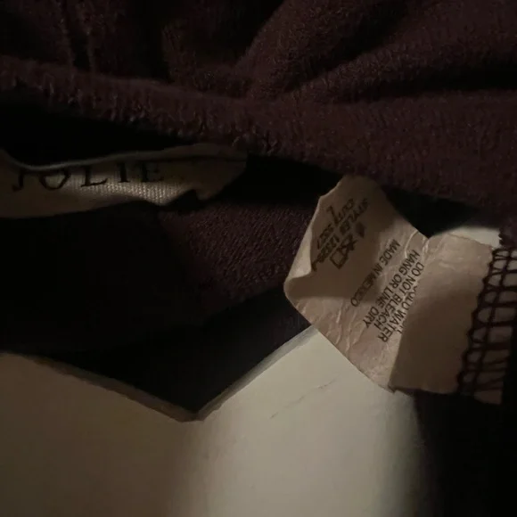 Jolie Chocolate Brown oversized pullover Sweatshirt relaxed large - Picture 6 of 6